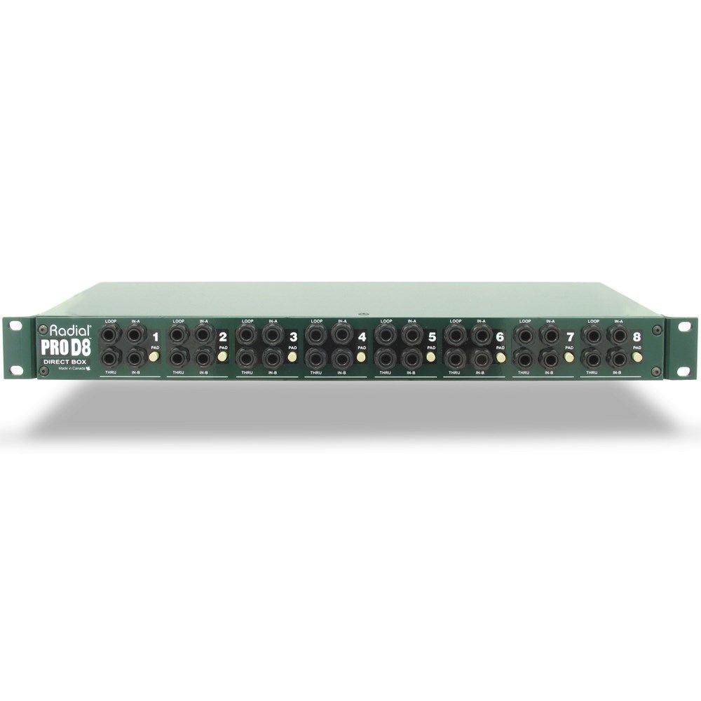 Radial ProD8 Eight Channel Rackmount Passive DI - Image 1