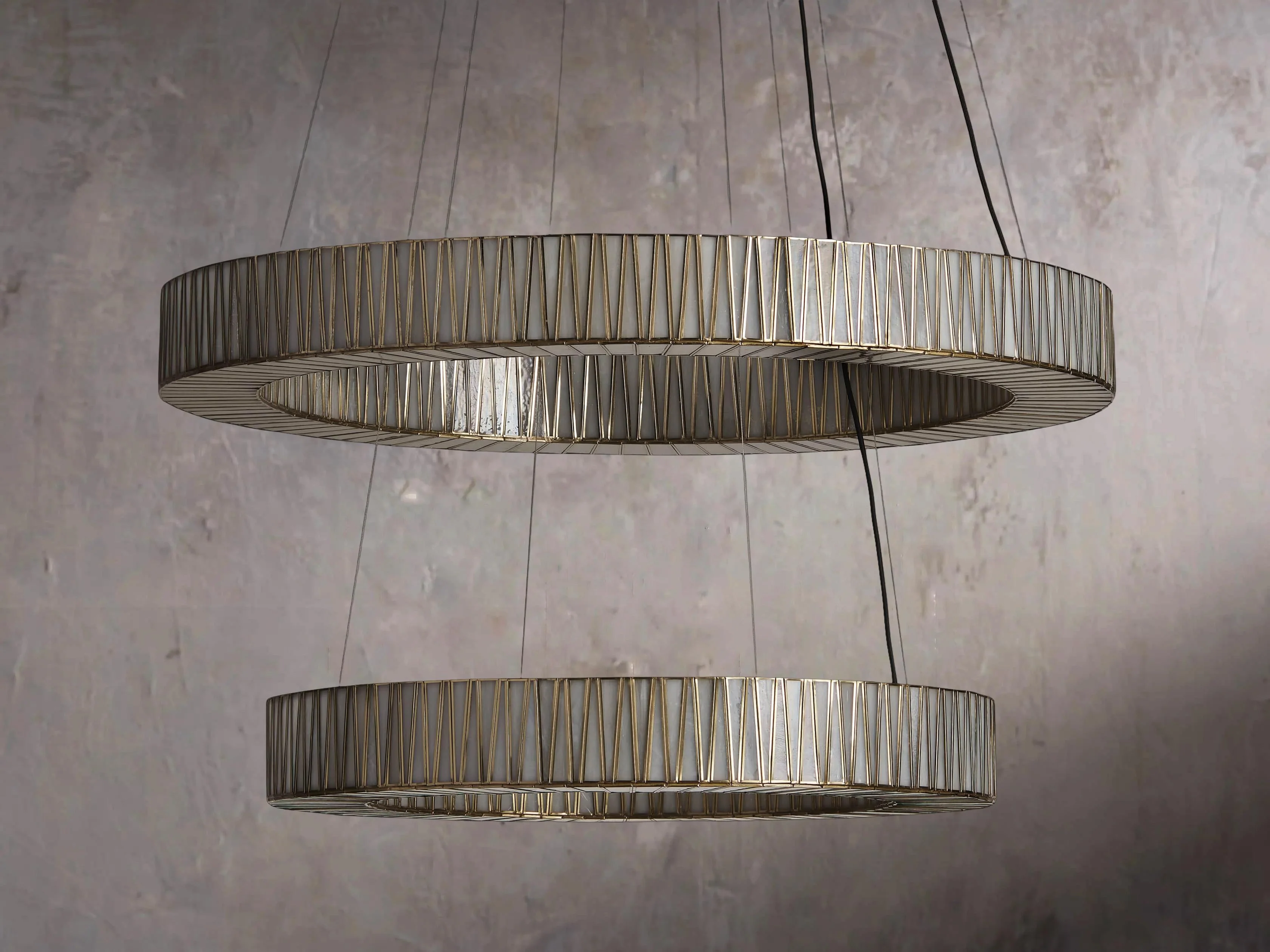 Jeunet 2-Tier Round Pendant Light Fixture - Image 2