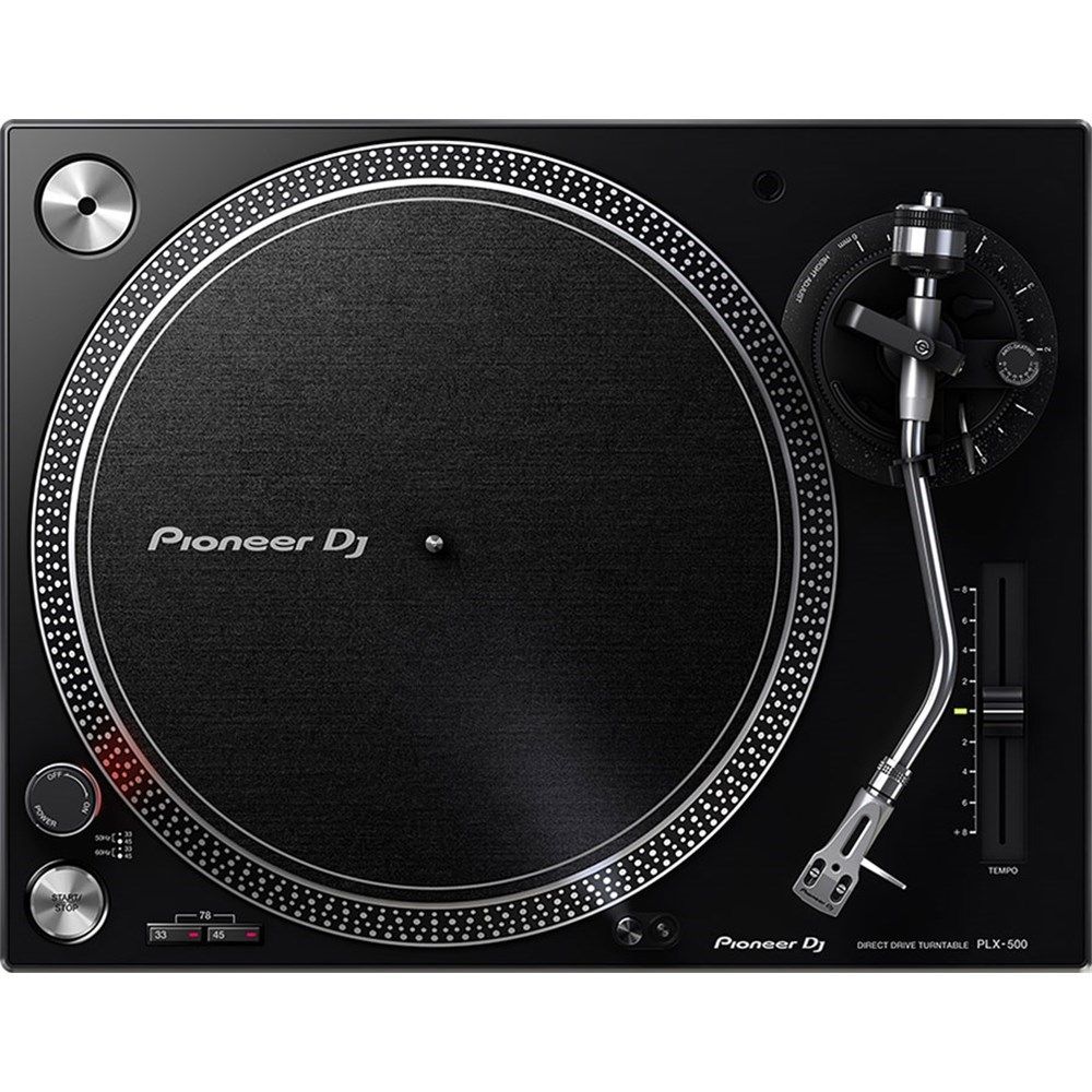 Pioneer PLX500 Turntable in Black (Cartridge Included) - Image 1