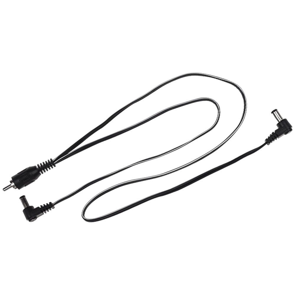 Cioks Type 1 Split Flex Cable w/ 2x 5.5/2.1mm Centre Negative DC Plugs (Black) - Image 1