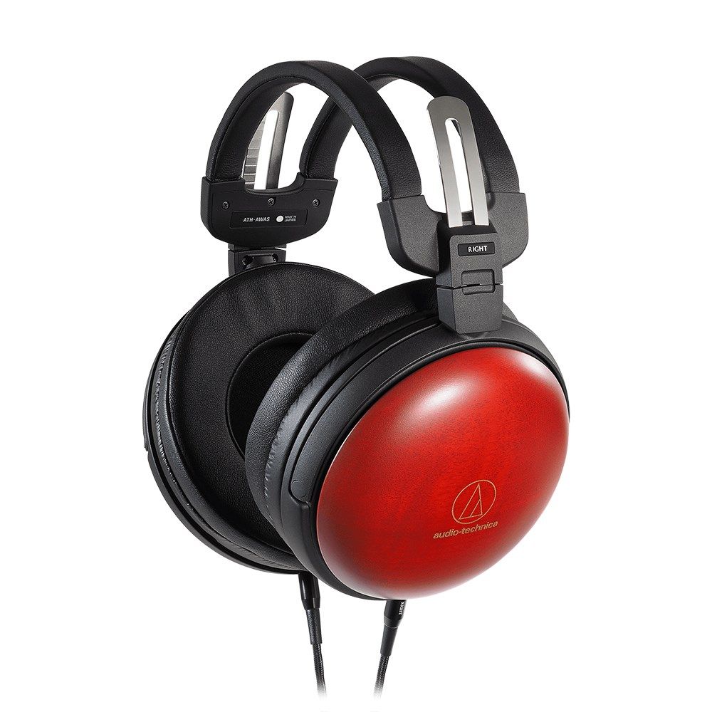 Audio Technica ATH-AWAS Audiophile Closed Back Dynamic Wooden Headphones - Image 1