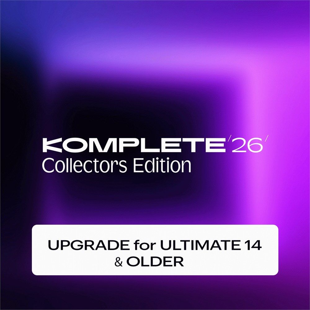 Native Instruments Komplete 26 Collectors Ed Upgrade for Ult 14 & Older (eLicence) - Image 1