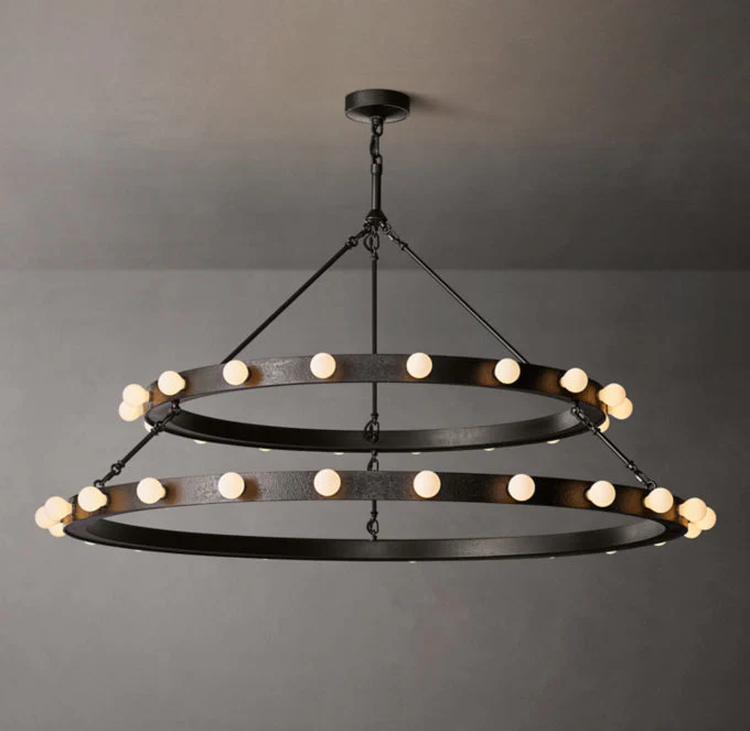 Vitoria Two-Tier 48" Round Chandelier - Image 2