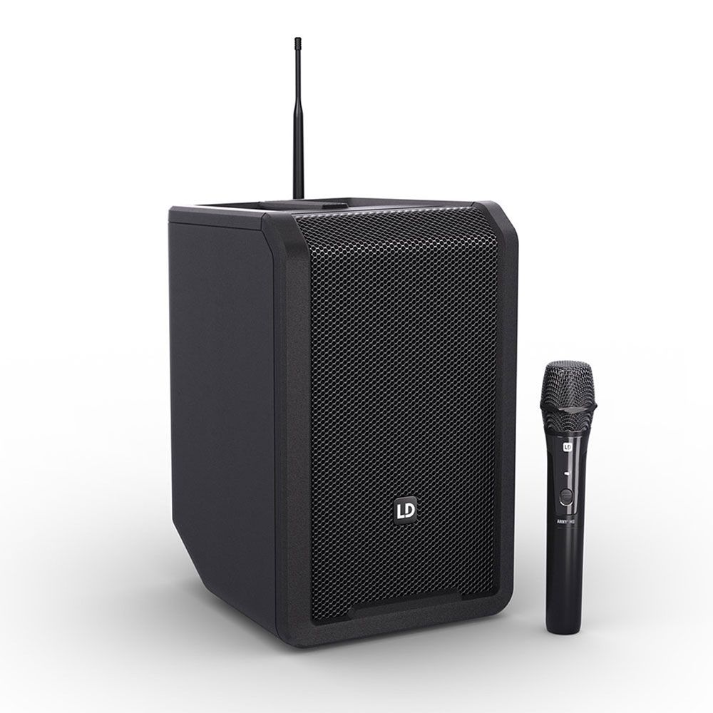 LD Systems ANNY8 Portable Battery-Powerered Loudspeaker w/ Wireless Mic (655-679 Mhz) - Image 1