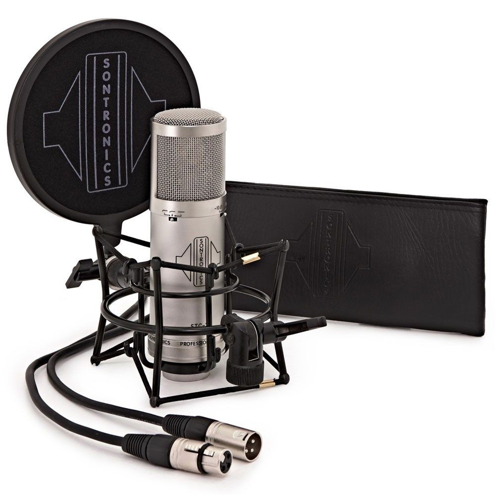 Sontronics STC3X 3-Pattern Condenser Microphone Plus Accessories Pack (Silver) - Image 1