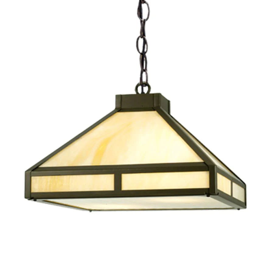 Meyda Tiffany 2 Light 18" Wide Pendant with Handmade Shade - Image 1