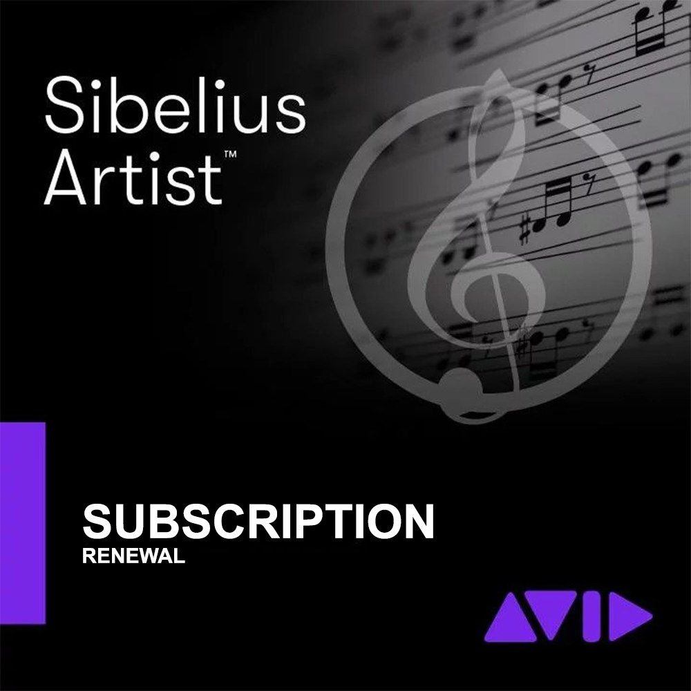 Avid Sibelius Artist 1-Year Subscription - RENEWAL (eLicense) - Image 1