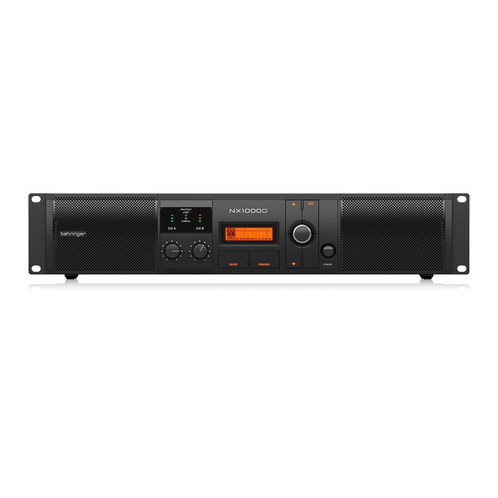Behringer NX1000 Ultra Lightweight 1000W Class-D Power Amplifier w/ DSP Control - Image 1