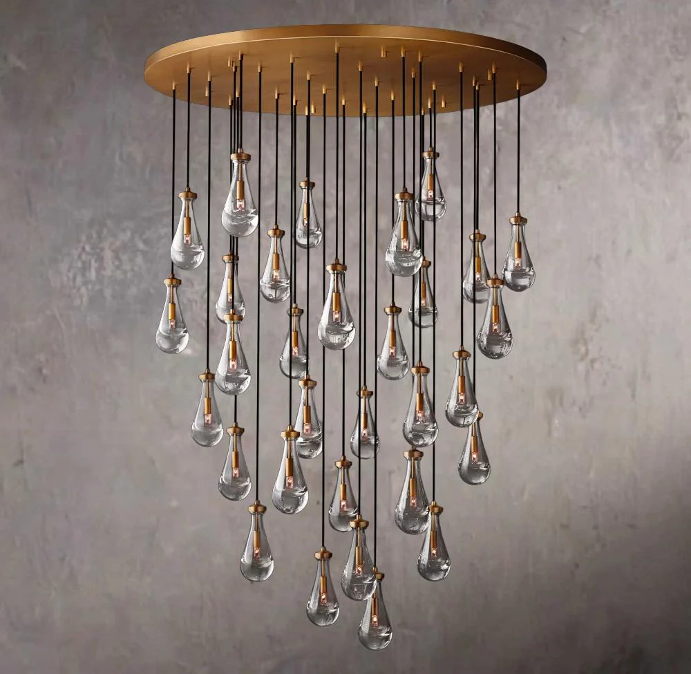Rainfall Circular Chandelier 60″