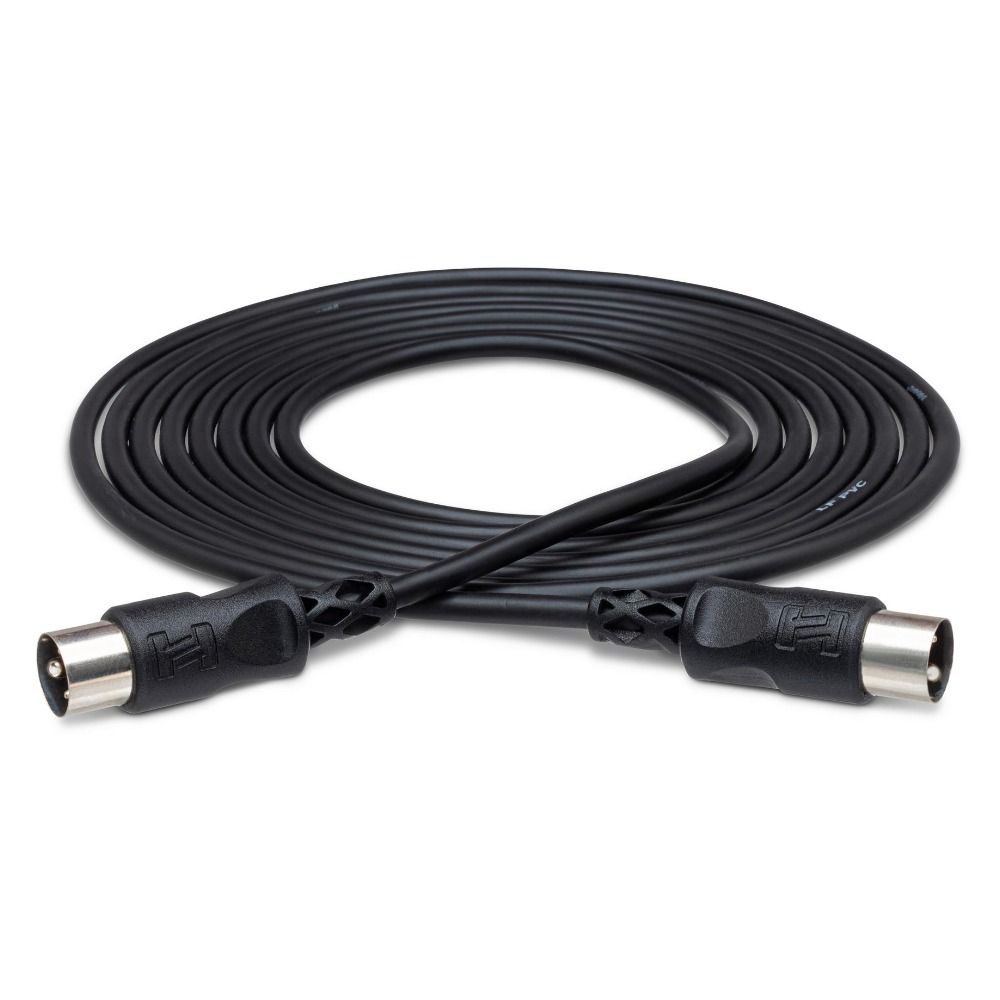 Hosa MID315RD MIDI Cable 5-pin DIN to Same (15 ft) - Image 1