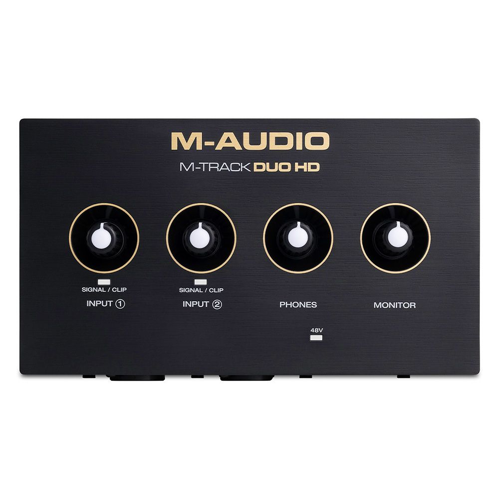 M-Audio M-Track Duo 2-Channel HD Audio Interface w/ 2 XLR and 1/4-inch Combo Inputs - Image 1