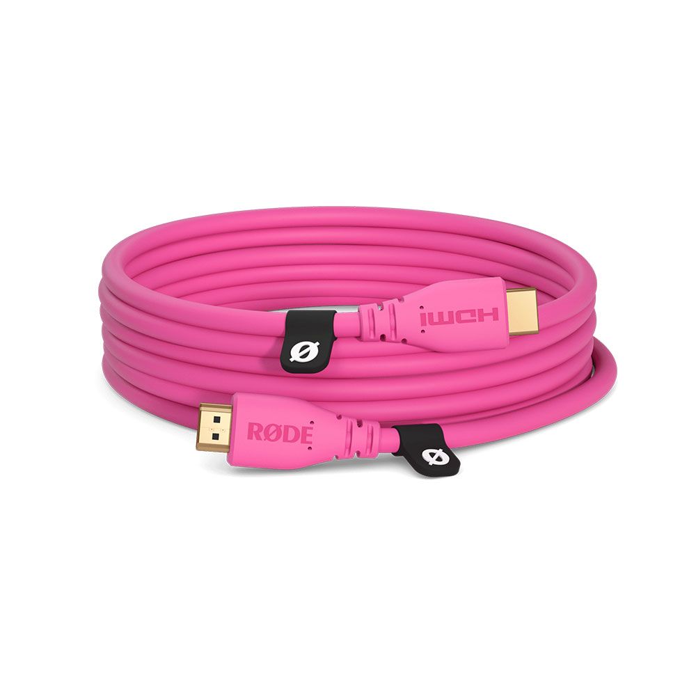 Rode HDMI Cable (3m) (Pink) - Image 1