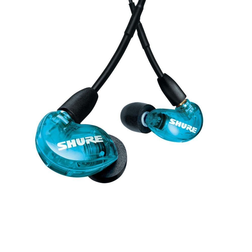 Shure Aonic 215 Sound Isolating Earphones w/ Universal Cable (Blue) - Image 1