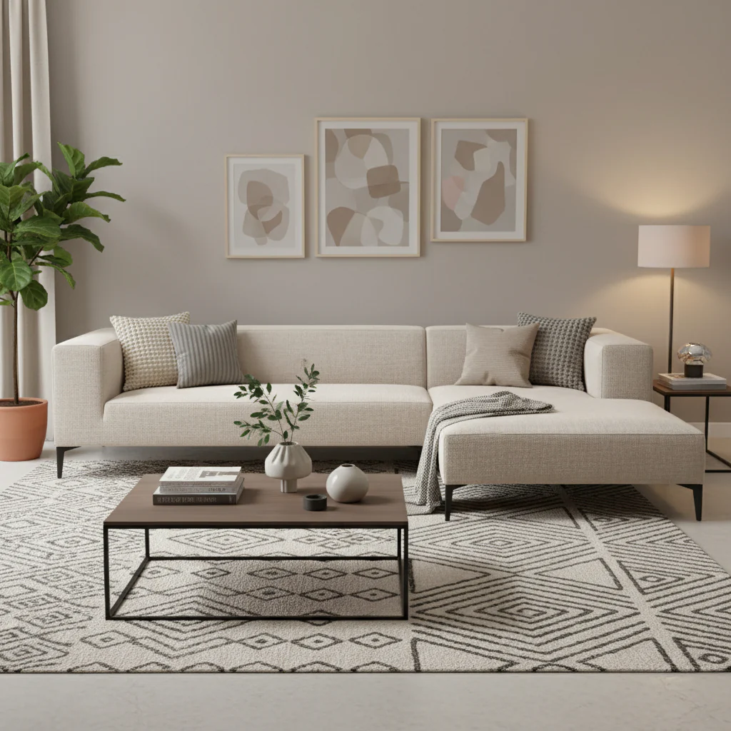 ركنة خشب زان 280×170سم - DECO407 - Image 1