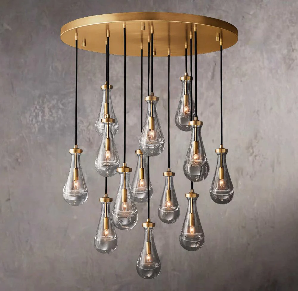 Rainy Circular Chandelier 36" - Image 1