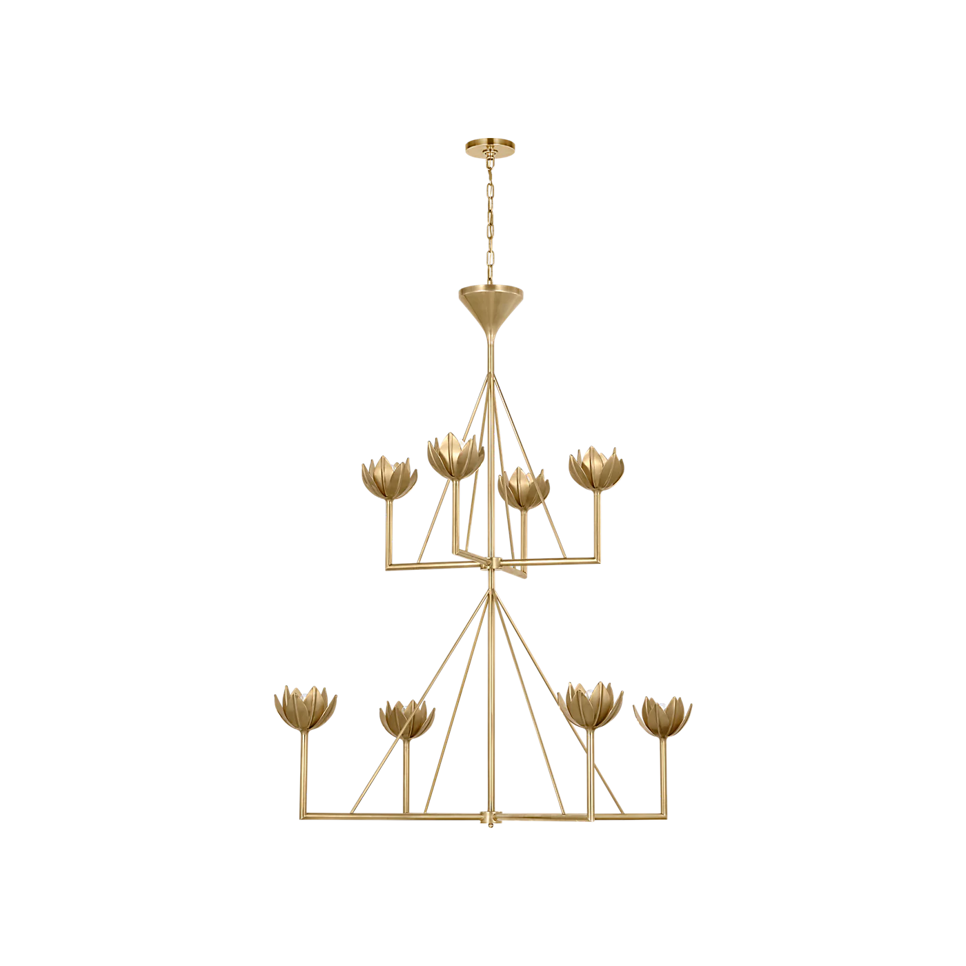 Alberto Large Two Tier Chandelier - Image 2
