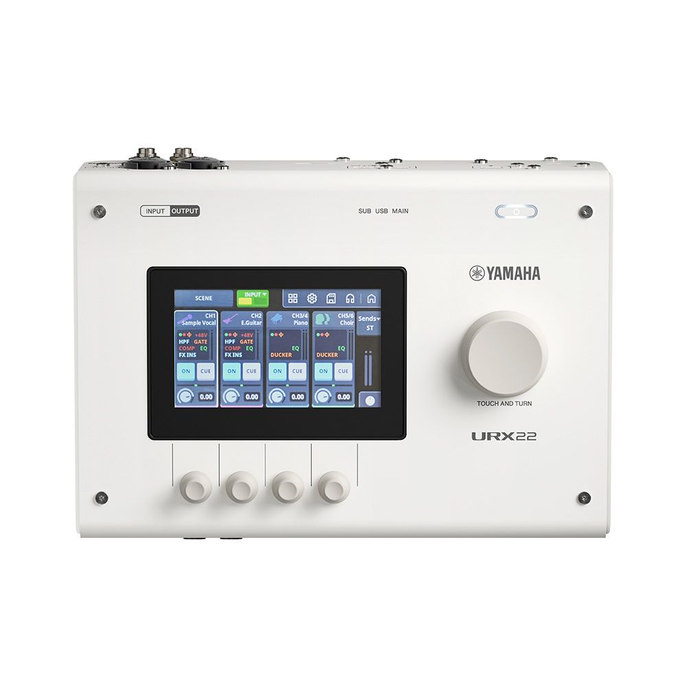 Yamaha URX22  4x2 USB-C Audio Interface w/ DSP-Powered Effects (White) - Image 1