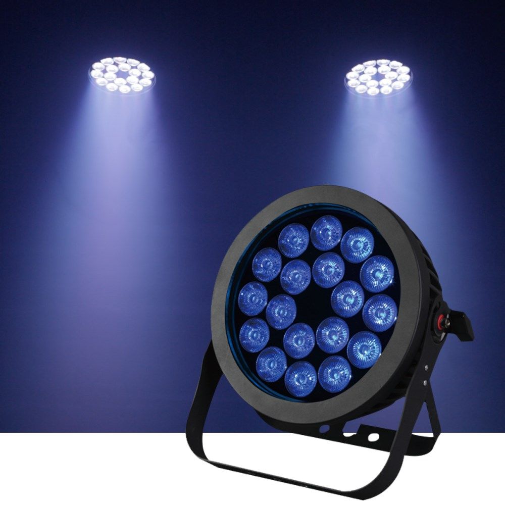 CR Lite Magik Par Can Hex 18 Silent LED Wash (18x RGBWA-UV 12W) - Image 1
