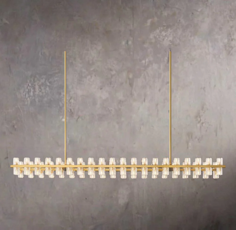 Arcachons LED Linear Rectangular Chandelier 72″