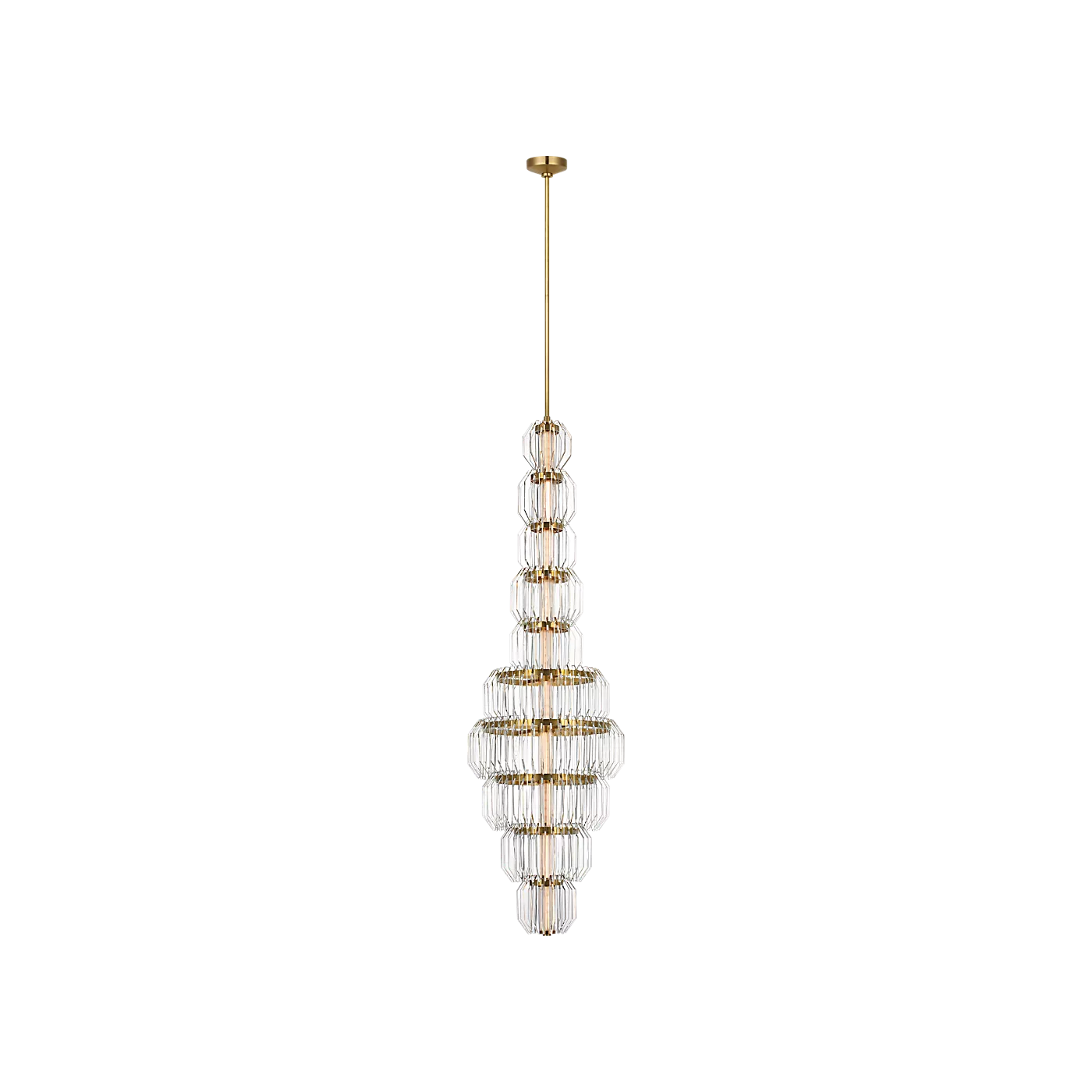 Killarney 19" Layered Entry Chandelier - Image 1
