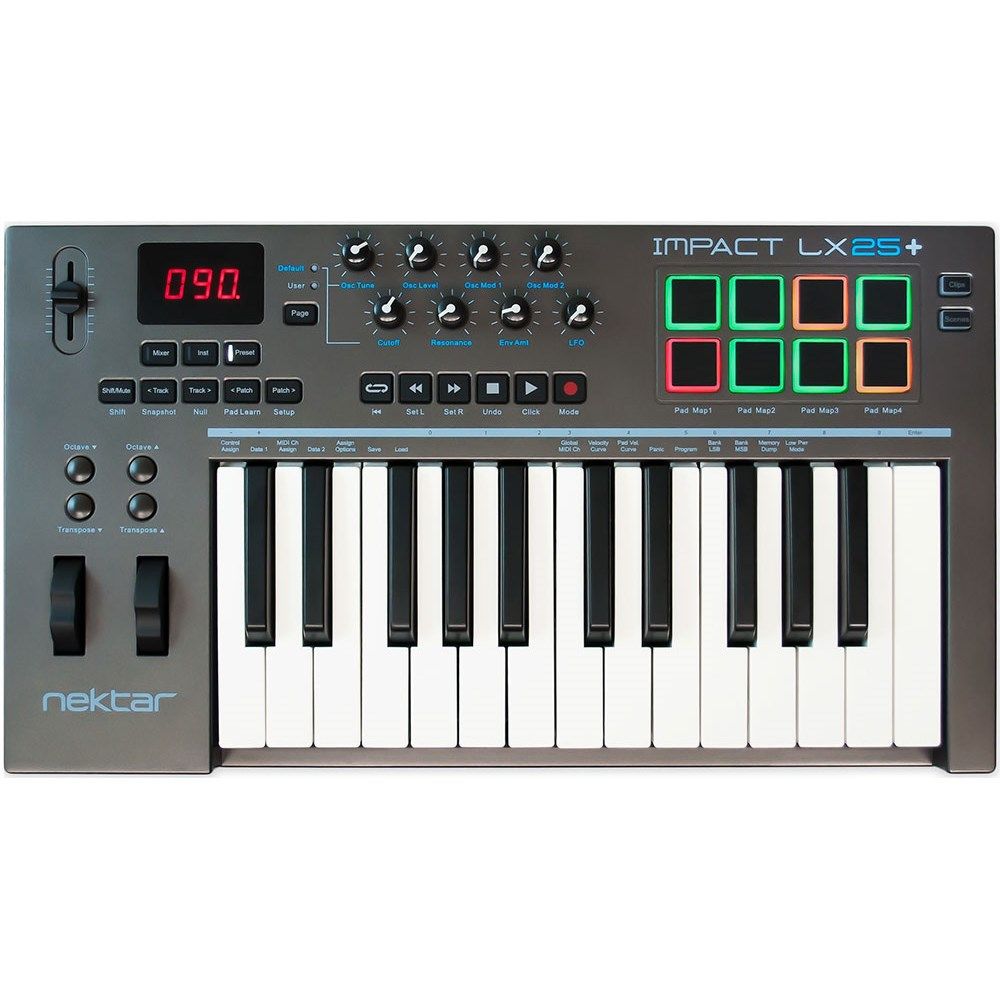 Nektar Impact LX25+ 25-Note USB MIDI Controller Keyboard - Image 1
