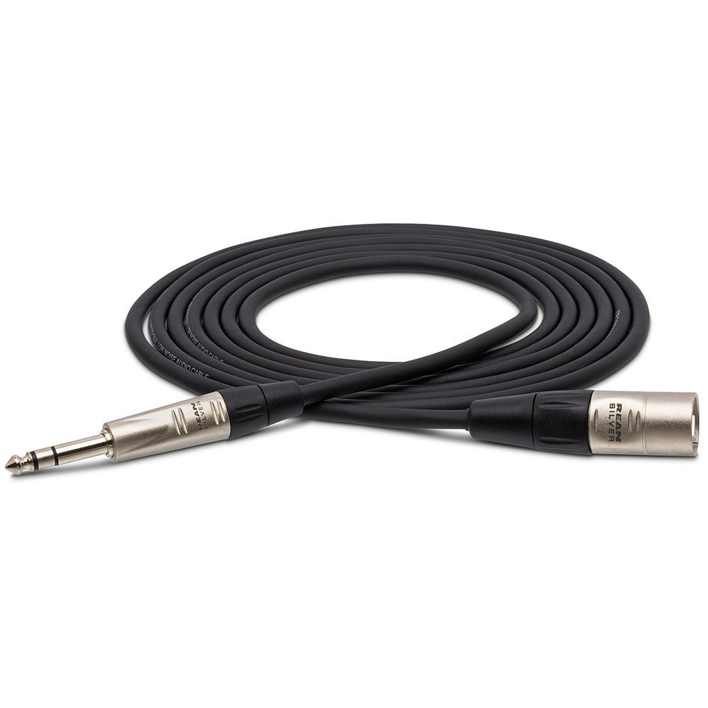 Hosa HSX-050 REAN 1/4" TRS to XLR(M) Pro Balanced Interconnect Cable (50ft) - Image 1
