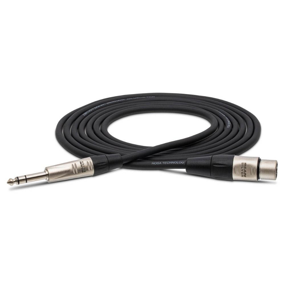 Hosa HXS050 Pro Balanced Interconnect REAN XLR3F to 1/4 in TRS (50 ft) - Image 1