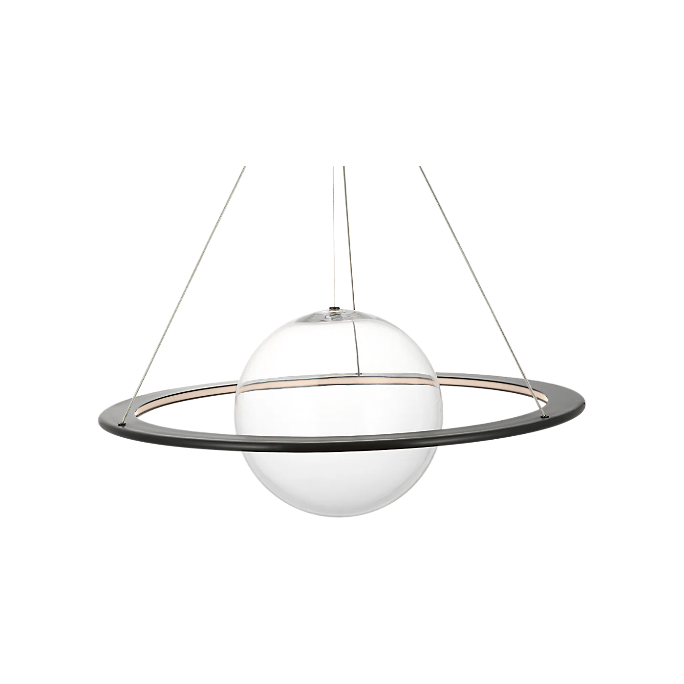 Cosmos 28" Ring and Orb Chandelier - Image 3