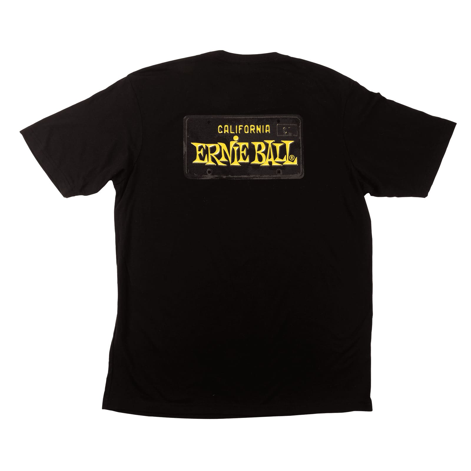 Ernie Ball CA License Plate T-Shirt LG - Image 1