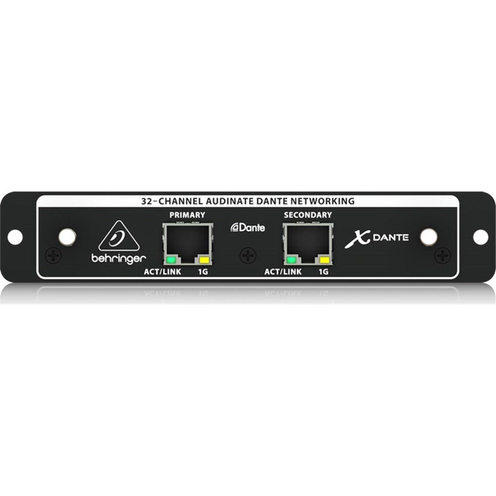 Behringer X-Dante High Performance 32-Ch Audinate Dante Expansion Card for X32 - Image 1
