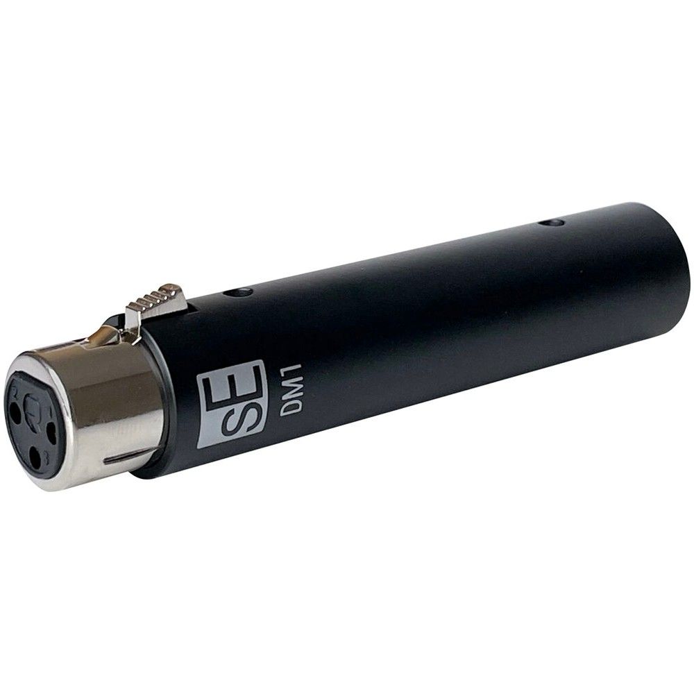 sE Electronics DM1 Dynamite Ultra-Slim Inline Microphone Preamplifier (Black) - Image 1
