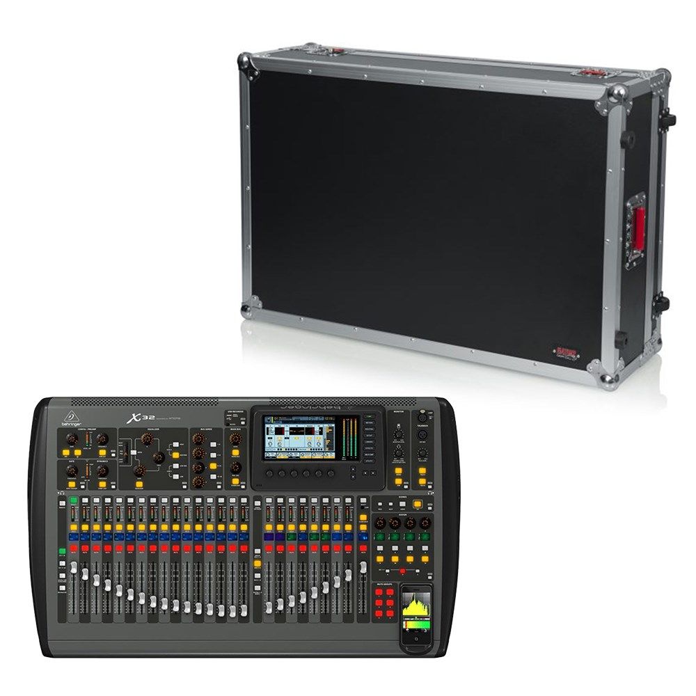 Behringer X32 Pack w/ Gator G-TOURX32NDH Road Case - Image 1