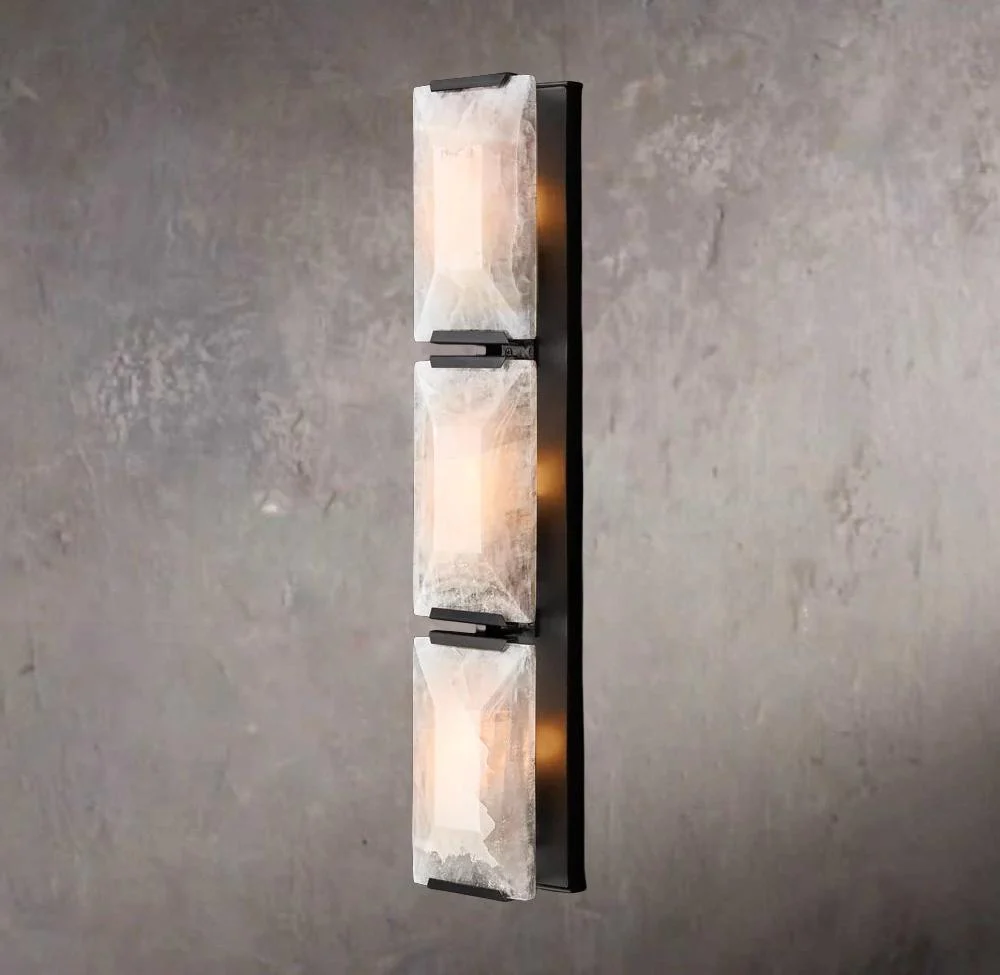 Harlows Calcite Triple Wall Sconce - Image 3