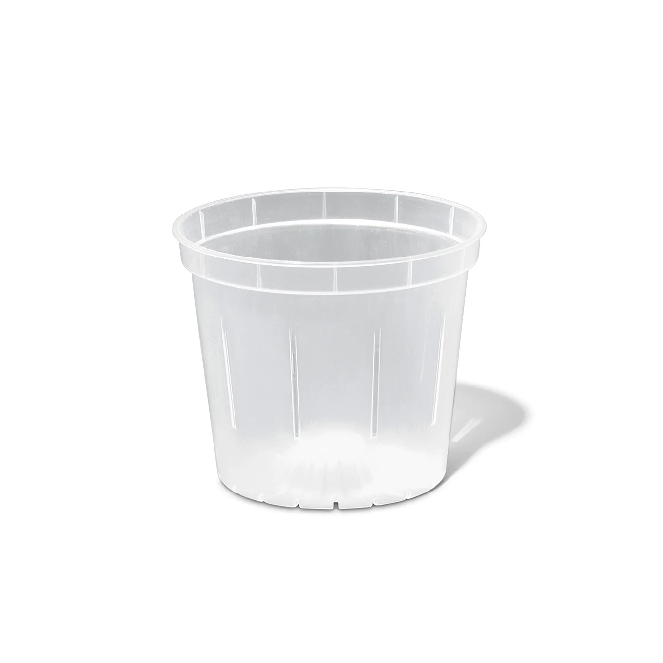 3″ Crystal Clear Slotted Orchid Pot