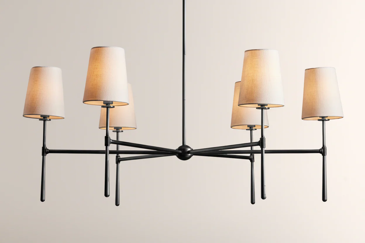 Rhoda Round Chandelier 4/6 Light - Image 2