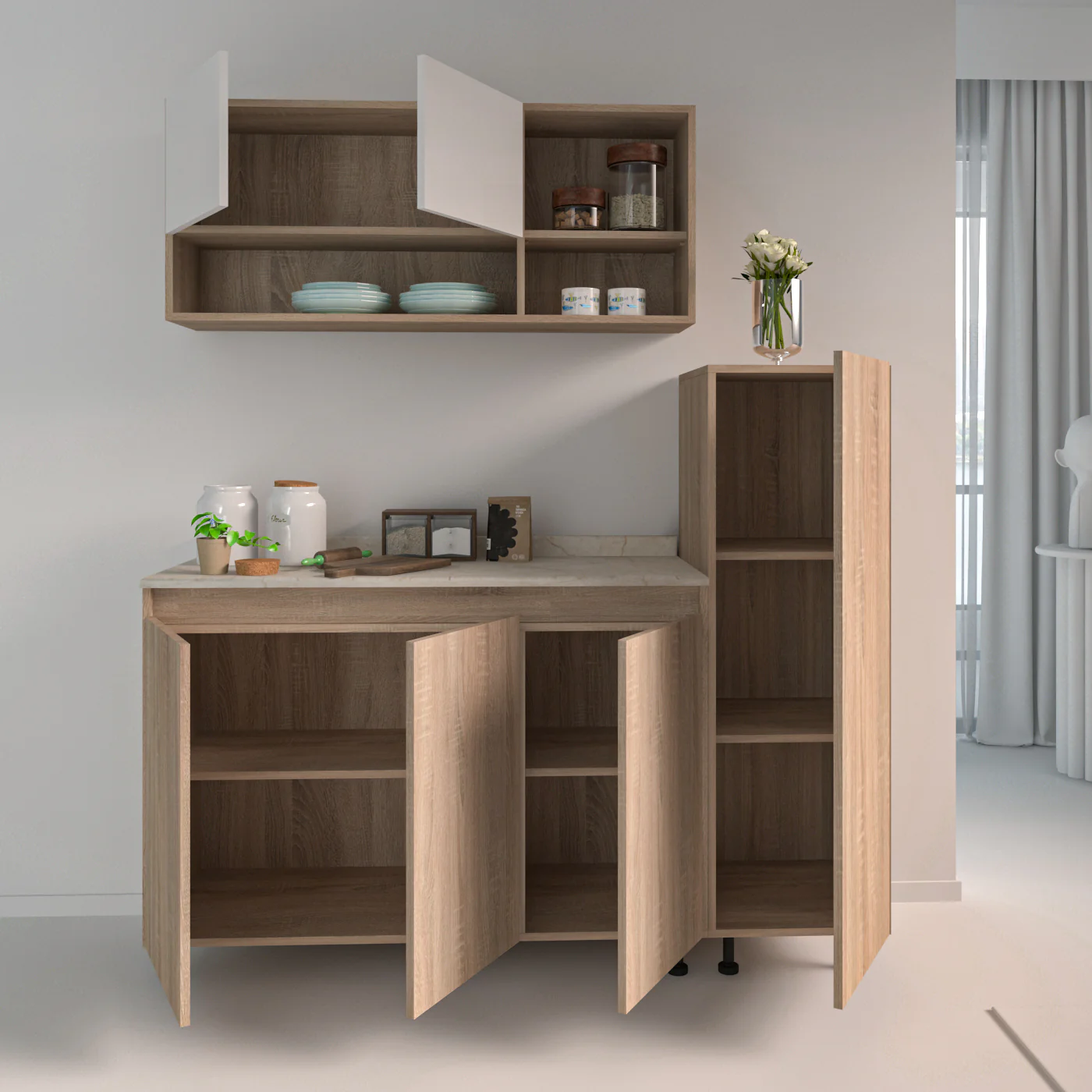 مطبخ- 3قطع- ZAF165 - Image 1