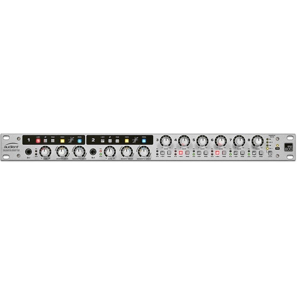Audient ASP800 8-Ch Mic-Pre & ADC w/ Variable Tone Controls HMX & IRON - Image 1