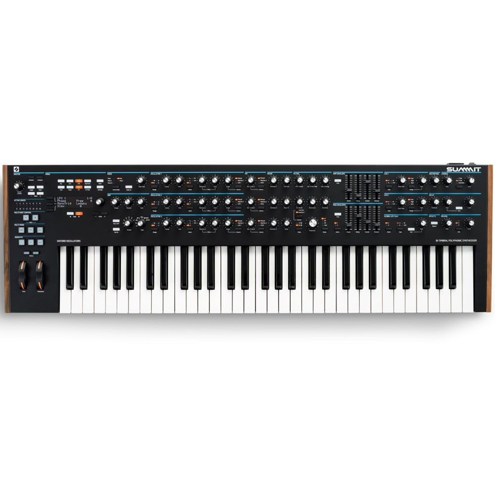 Novation Summit 16 Voice Bi Timbral 61-Key Hybrid Keyboard Synthesizer - Image 1