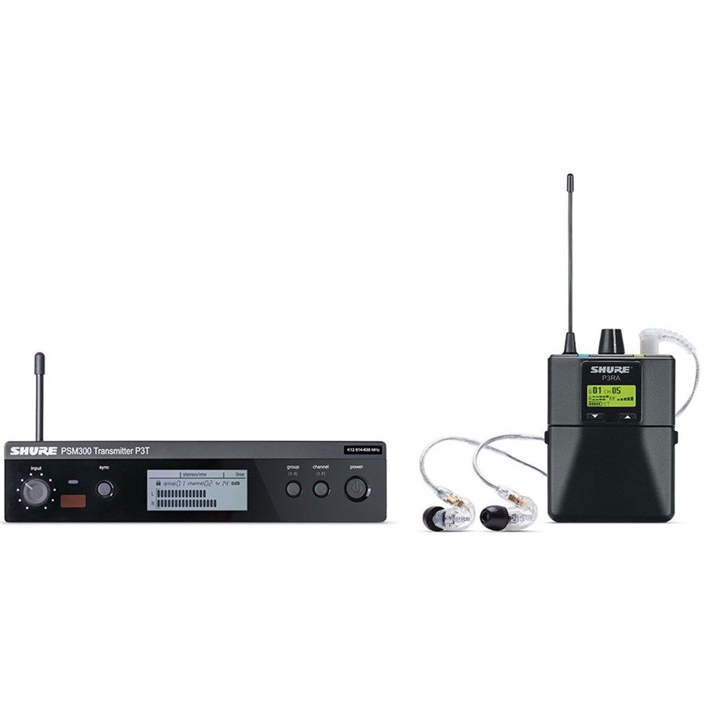 Shure PSM300 Wireless System w/ SE215-CL Earphones J10 - Image 1