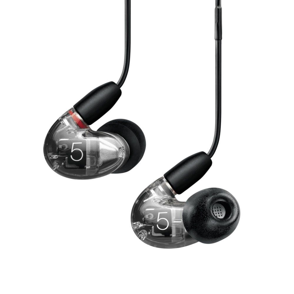 Shure Aonic 5 Sound Isolating Earphones w/ Universal Cable (Clear) - Image 1