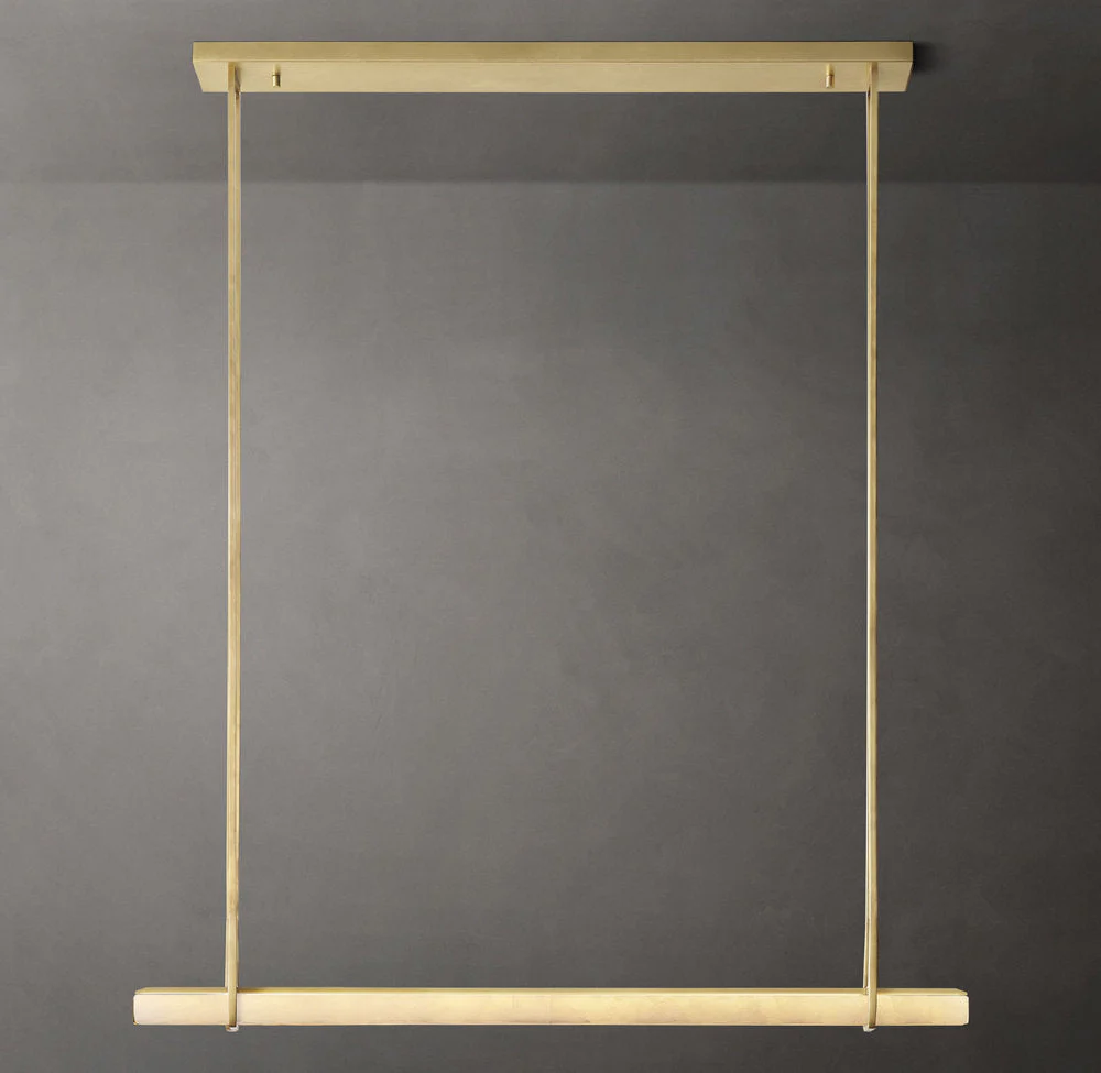 Alabasters Audubon 60" Single Bar Linear Chandelier - Image 3