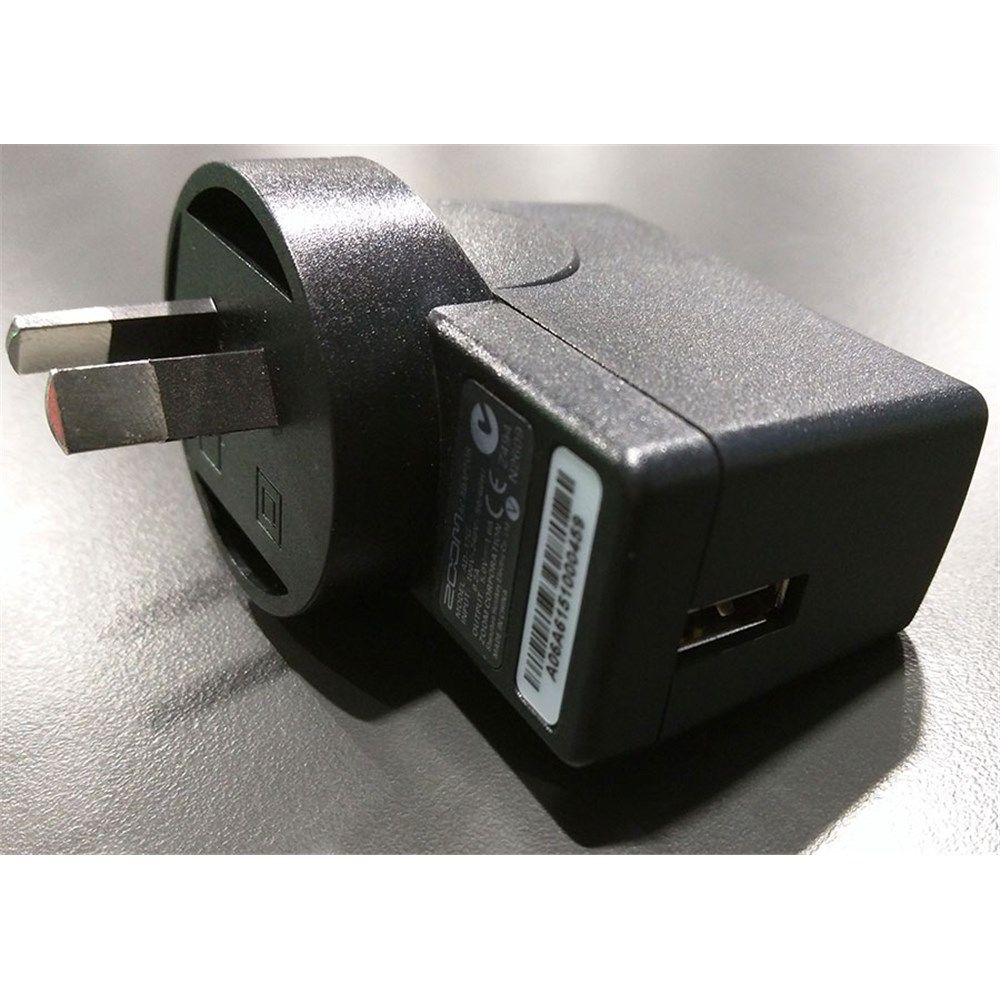 Zoom AD17 DC5V USB AC Adapter for H1, H2n, H5, H6, R8, Q2HD, Q4 or Q8 - Image 1