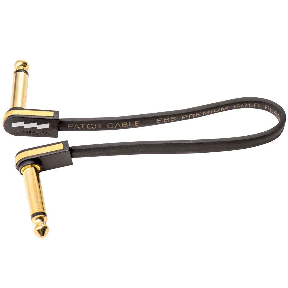 EBS PG-18 Premium Gold Flat Patch Cable (18cm) - Image 1