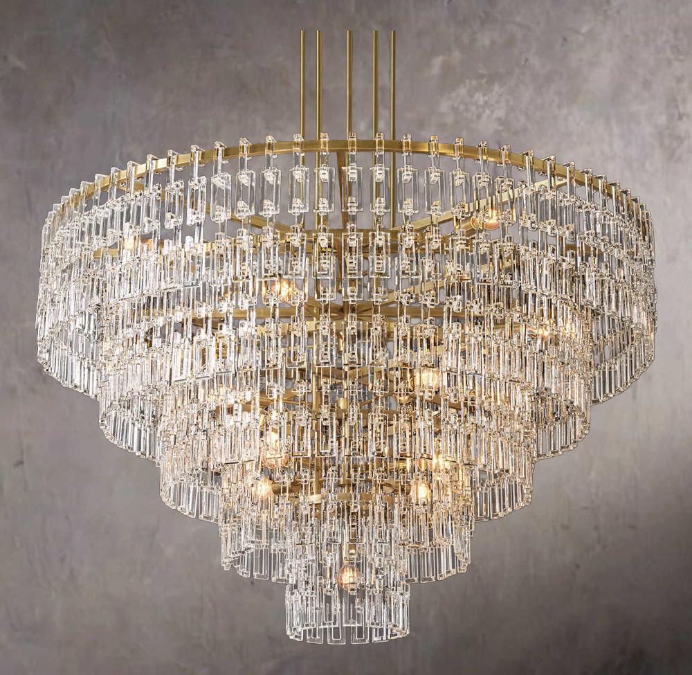 Marignan Layered Round Chandelier 60" - Image 1