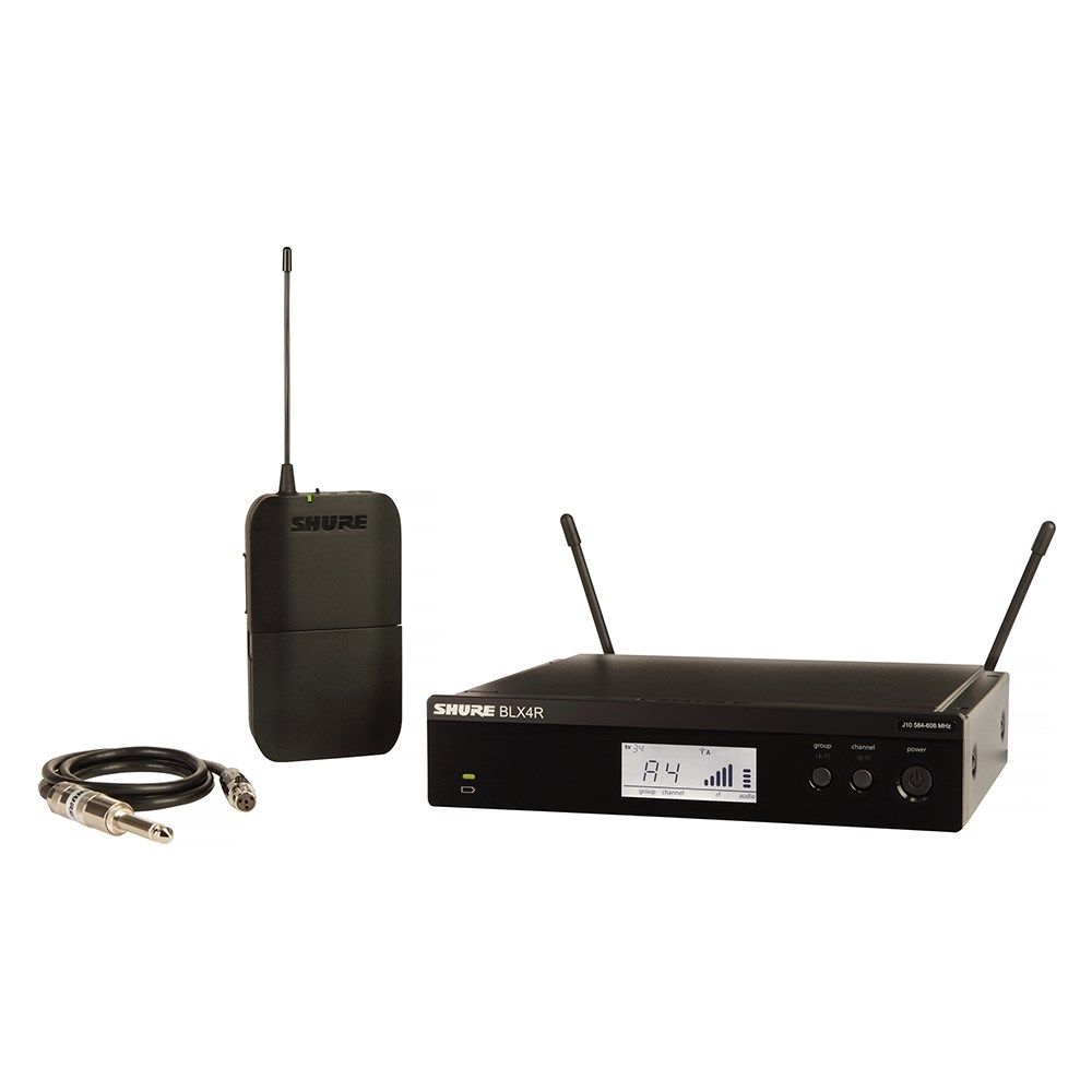 Shure BLX14R Rack-Mount Guitar/Bass Wireless System (Frequency Band M17) - Image 1
