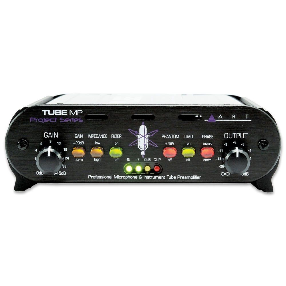 ART Pro Audio Tube MP Project Series Microphone & Instrument Preamplifier - Image 1