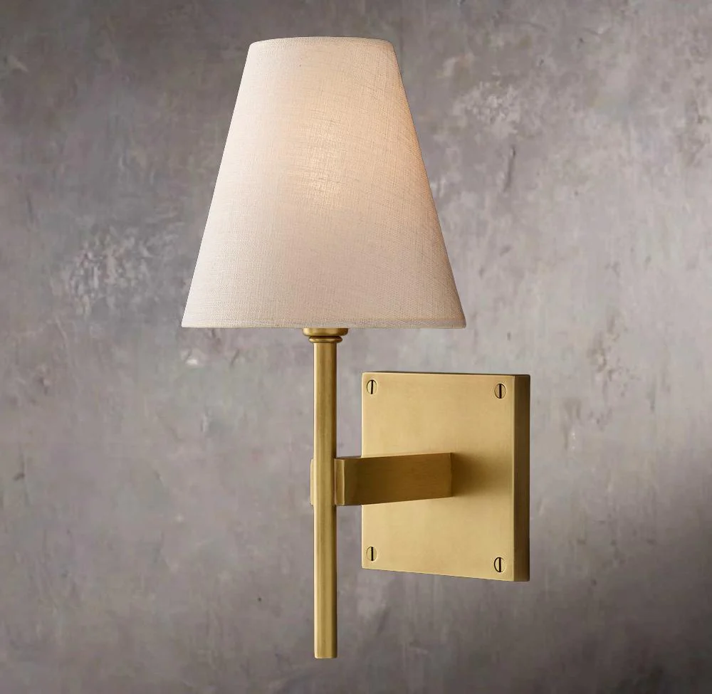 Fulahm Linen Wall Sconce - Image 1
