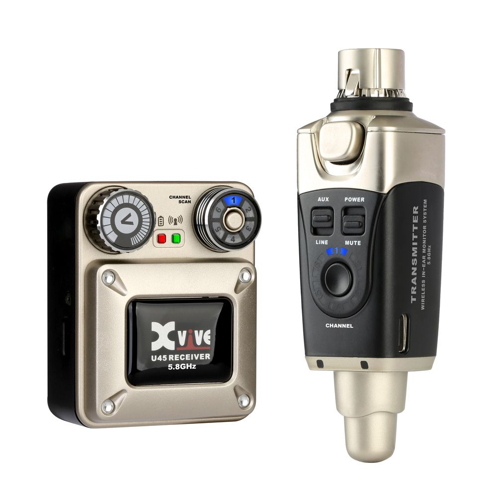 Xvive U45 Wireless In Ear Monitoring System 5.8GHz - Image 1