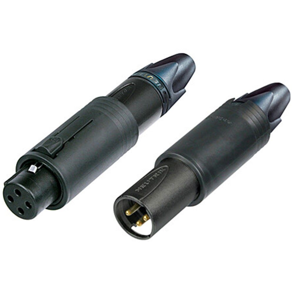 Neutrik NC3FM-C Convertcon Unisex XLR Cable Connector (Black) - Image 1