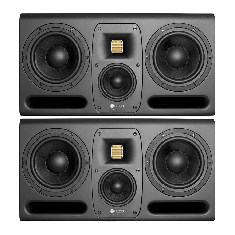 HEDD Audio Type 30 MK2 7" 3-Way Powerhouse Studio Monitors – Pair (Black)